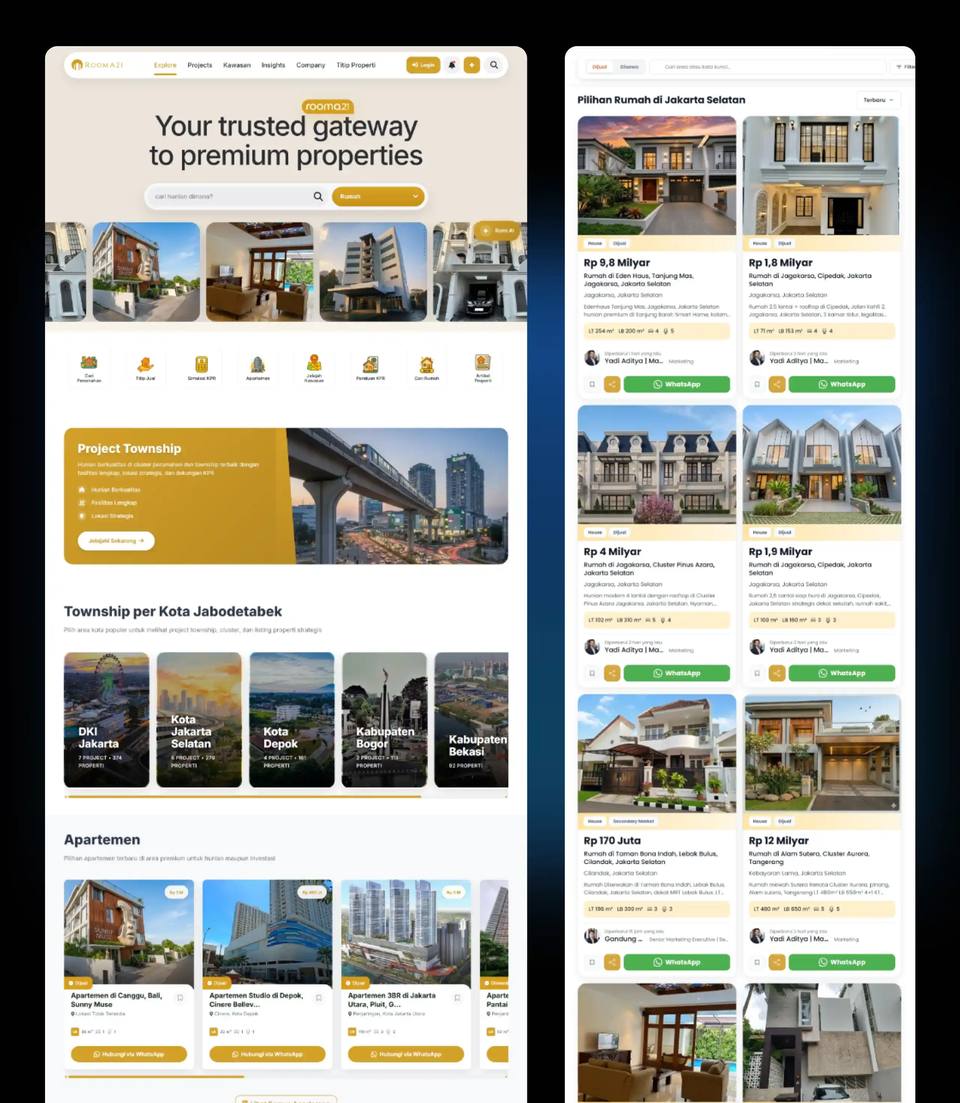 Modern websites