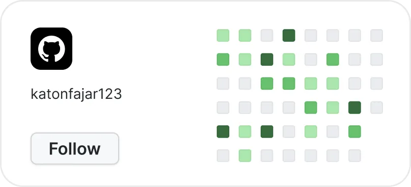 Kartu profil GitHub Katon Fajar