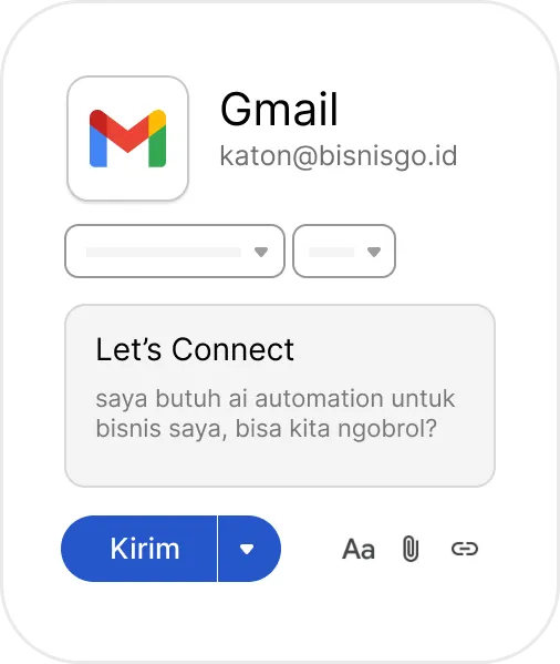 Kartu kontak Gmail Katon Fajar
